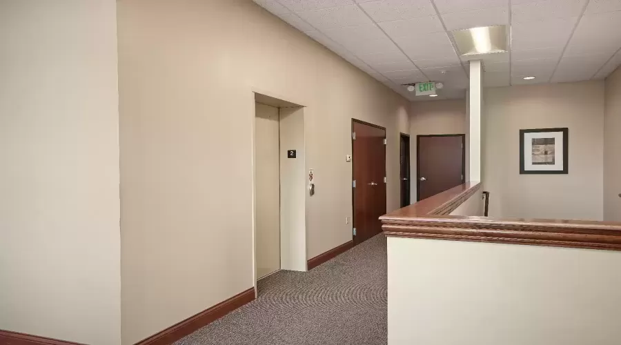 Lobby area outside of unit with close access to elevator