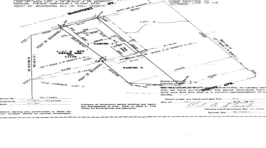 Lot 7 McGovney Street, Mokena, Illinois 60448, ,Land,For Sale,McGovney,MRD11975631