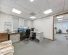 Additional office space located upstairs.