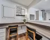 KITCHEN OFFICE IS PERFECT FOR HOMEWORK OR SHOPPING
