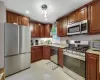 Upgraded stainless appliances and kitchen window o