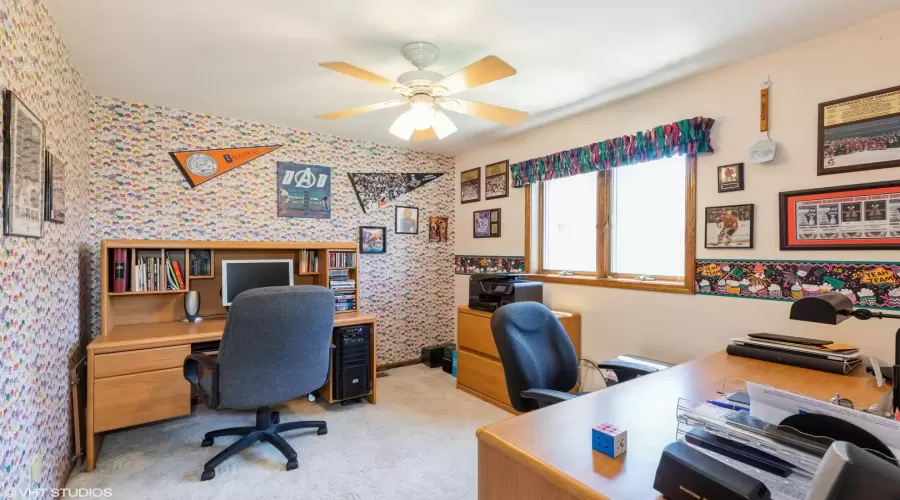 A few of the bedrooms have double closet space.