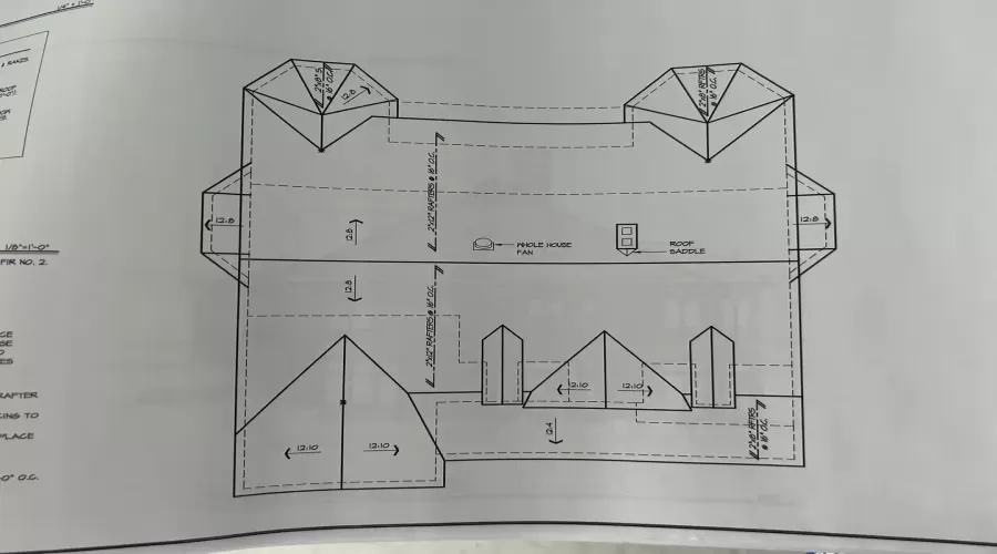 This is the footprint of the proposed home that th