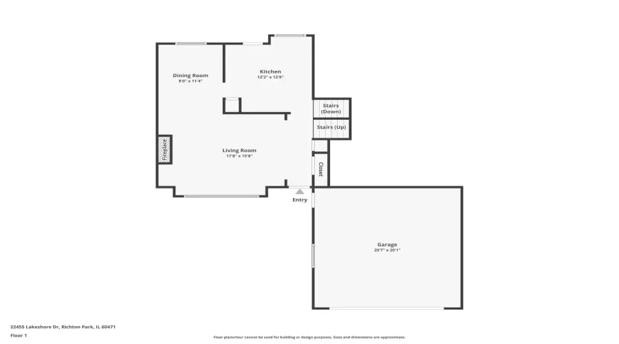 22455 Lakeshore Drive, Richton Park, Illinois 60471, 4 Bedrooms Bedrooms, ,2 BathroomsBathrooms,Residential,For Sale,Lakeshore,MRD12114206