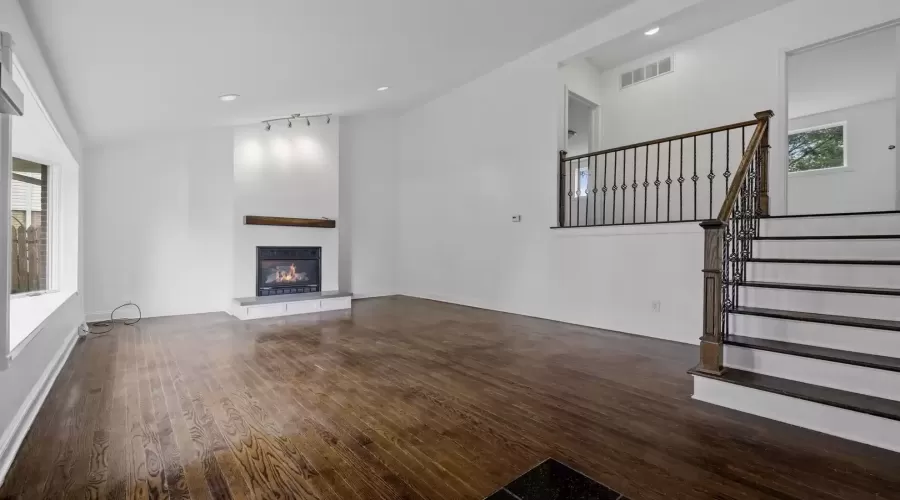 Front door entrance to living room