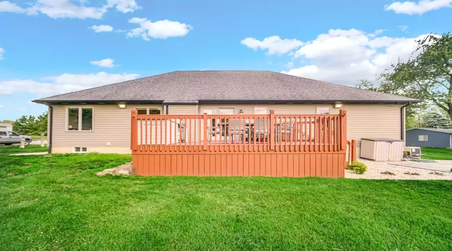 Rear of Home Deck View