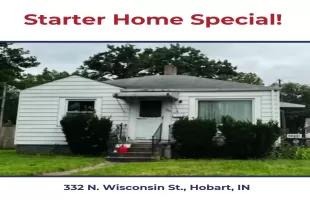 332 Wisconsin Street, Hobart, Indiana, 2 Bedrooms Bedrooms, ,1 BathroomBathrooms,Residential,For Sale,Wisconsin,NRA808828