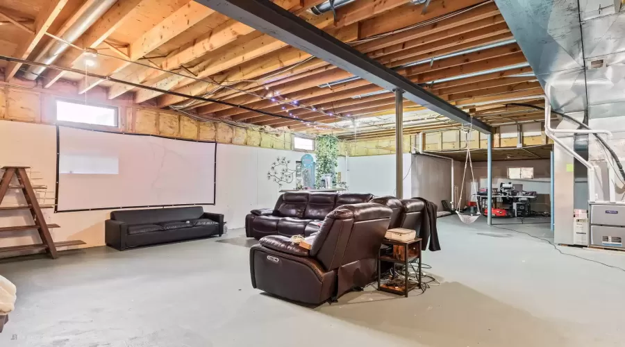 Open floor plan with good flow and connection of l