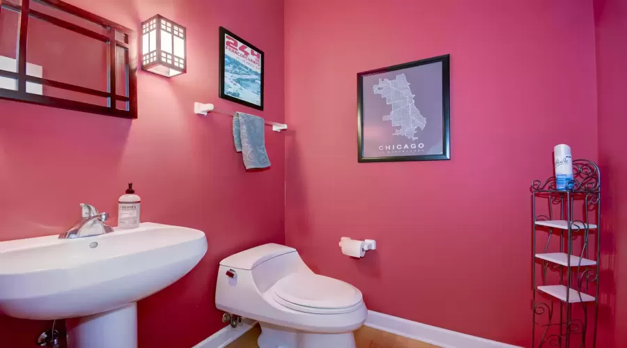 Main floor powder room