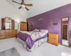 Huge primary bedroom suite with attached bath, wal