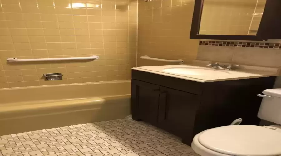 Picture from similar bathroom- not actual