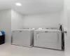 Upper level laundry