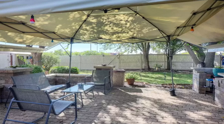 Beautiful stone patio!