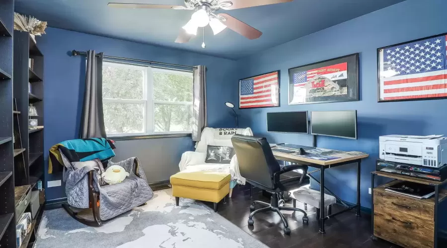 Sellers are using this bedroom as their office spa