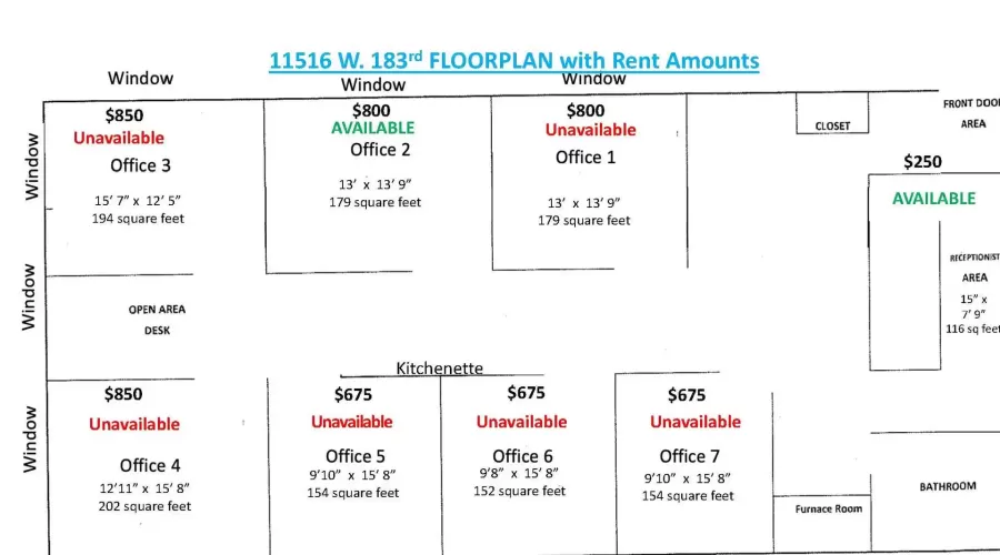 11516 183rd Place, Orland Park, Illinois 60467, ,Commercial Lease,For Rent,183rd,MRD12186126