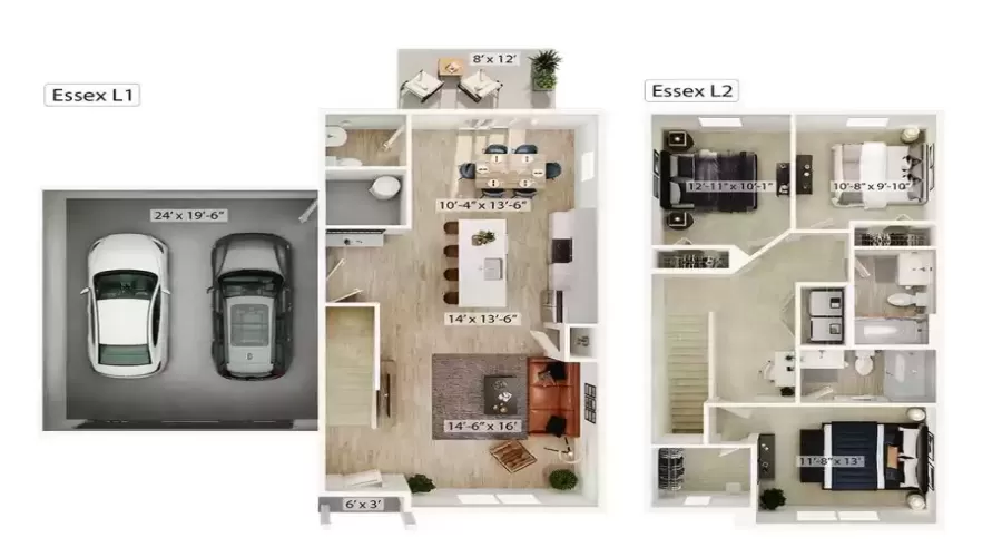 Essex 3D Floor plan #2