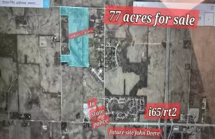 77acres Georgia &173rd, Lowell, Indiana, ,Land,For Sale,Georgia &173rd,NRA812230