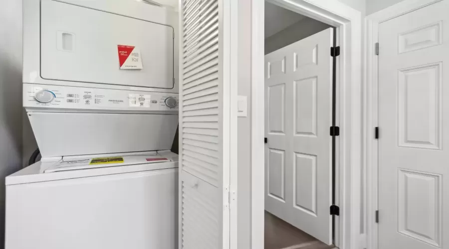 Main floor laundry in Mud Room