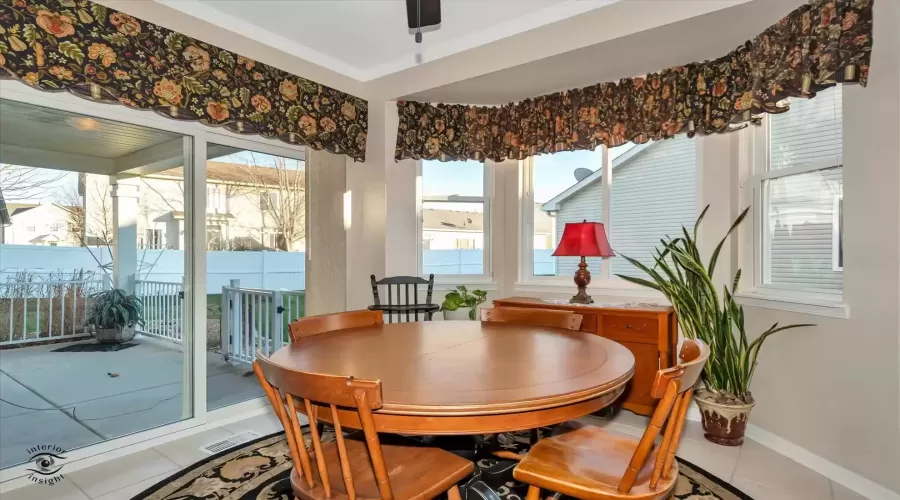 EAT IN KITCHEN WITH SLIDING DOORS TO YOUR PATIO!