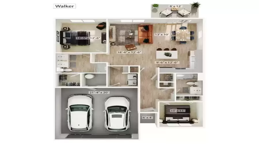 WALKER 3D FLOOR PLAN (#2)