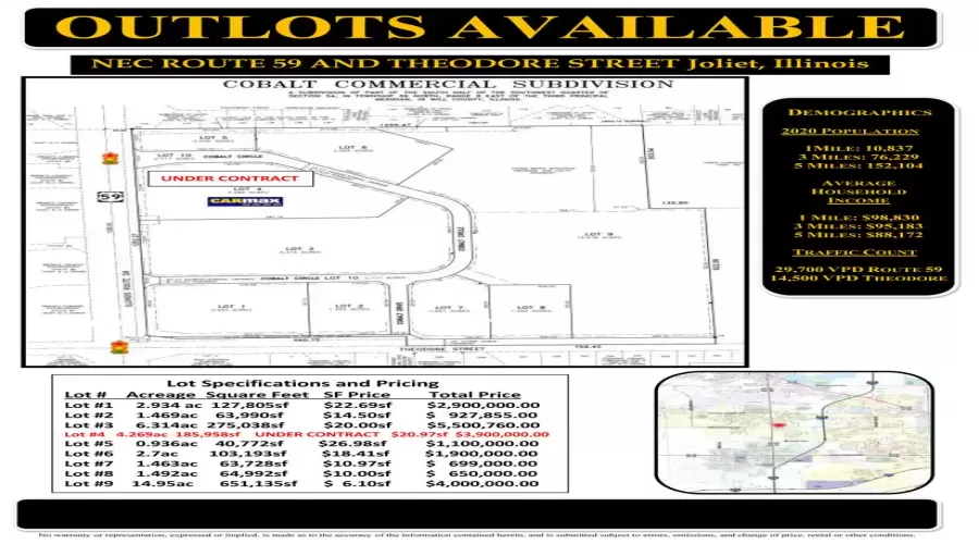 0009 State Route 59, Plainfield, Illinois 60586, ,Land,For Sale,State Route 59,MRD11068346