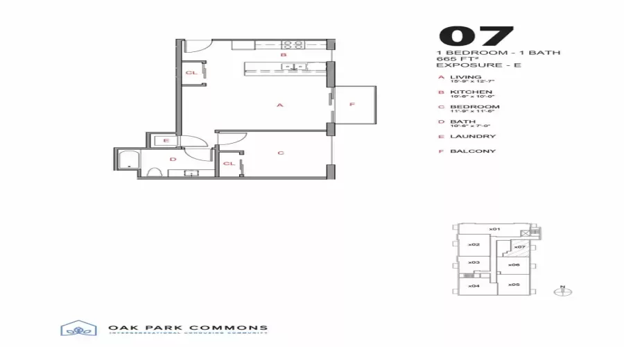 839 West Madison Street unit seven floor plan