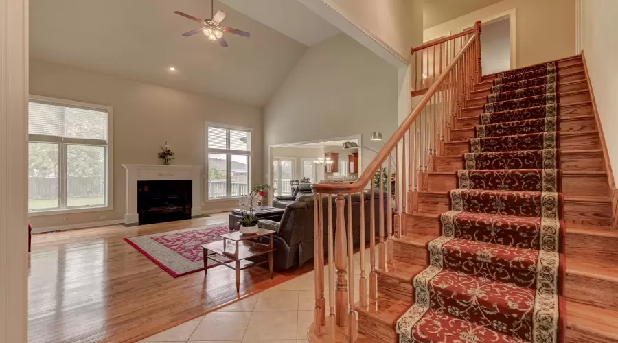 Hardwood Stairs to Upper Bedrooms